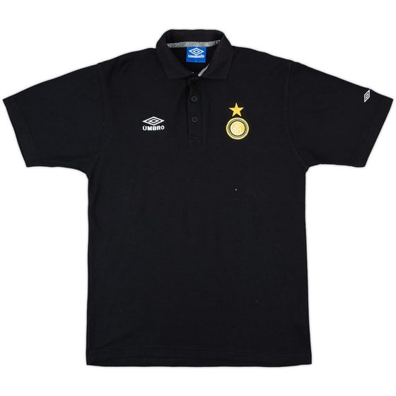 1997-98 Inter Milan Umbro Polo Shirt - 8/10 - (L)