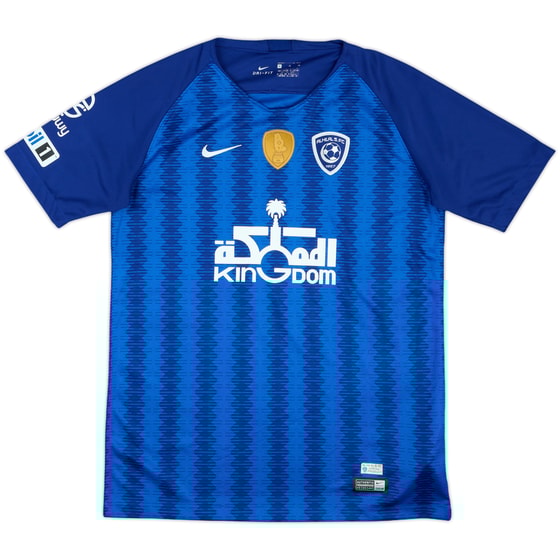 2018-19 Al-Hilal Riyadh Home Shirt - 9/10 - (XL.Boys)
