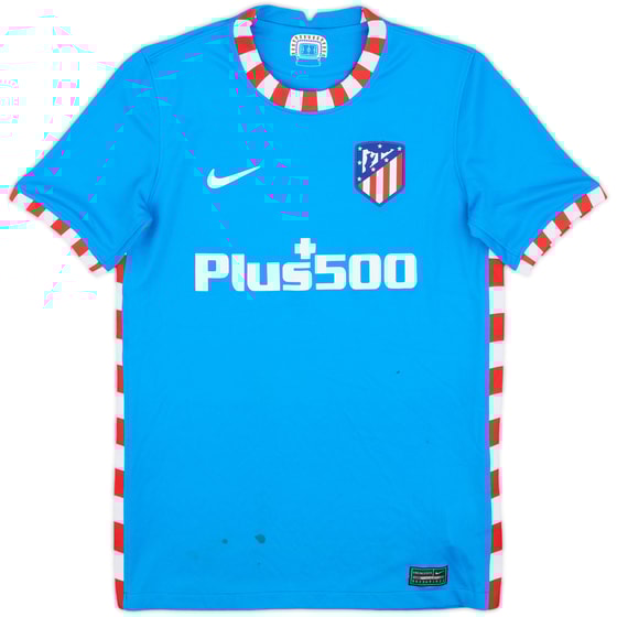 2021-22 Atletico Madrid Third Shirt - 5/10 - (L.Boys)
