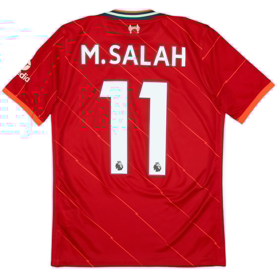2021-22 Liverpool Home Shirt M.Salah #11 - 9/10 - (L.Boys)
