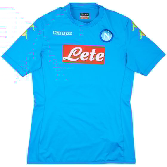 2016-17 Napoli European Home Shirt - 9/10 - (XXL)