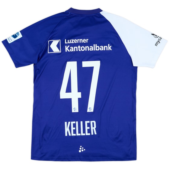 2021-22 Luzern Home Shirt Keller #47 - 6/10 - (L)