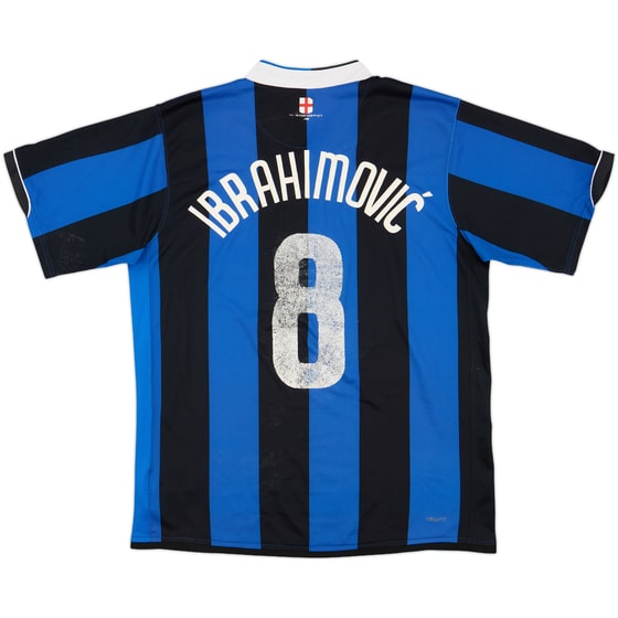 2006-07 Inter Milan Home Shirt Ibrahimovic #8 - 5/10 - (L)
