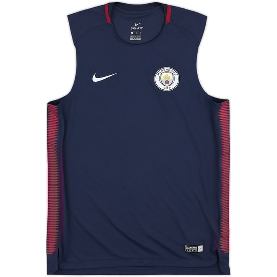 2017-18 Manchester City Nike Training Vest - 9/10 - (XL.Boys)