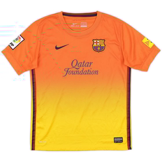 2012-13 Barcelona Away Shirt - 8/10 - (L.Boys)