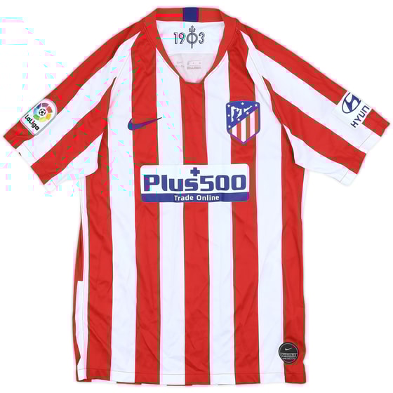 2019-20 Atletico Madrid Home Shirt - 9/10 - (S)