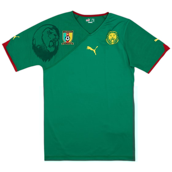 2010-11 Cameroon Player Issue Home Shirt - 10/10 - (XL)
