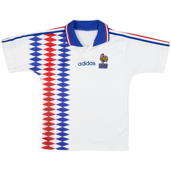 1994-96 France Away Shirt - 8/10 - (Y)