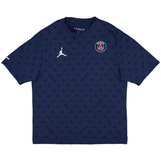 2021-22 Paris Saint-Germain Jordan Cotton Tee - 10/10 - (M)
