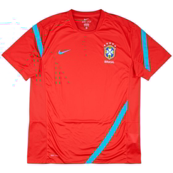 2012-13 Brazil Nike Training Shirt - 8/10 - (XL)