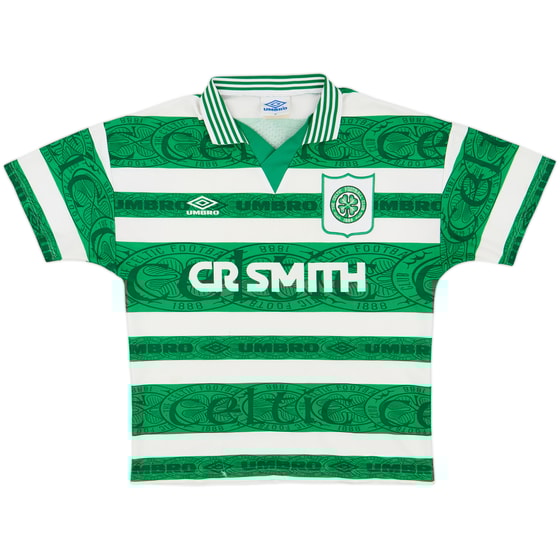 1995-97 Celtic Home Shirt - 8/10 - (M)
