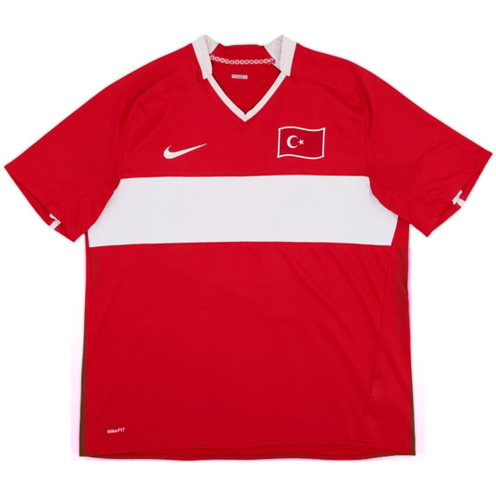 2008-10 Turkey Home Shirt - 7/10 - (L)