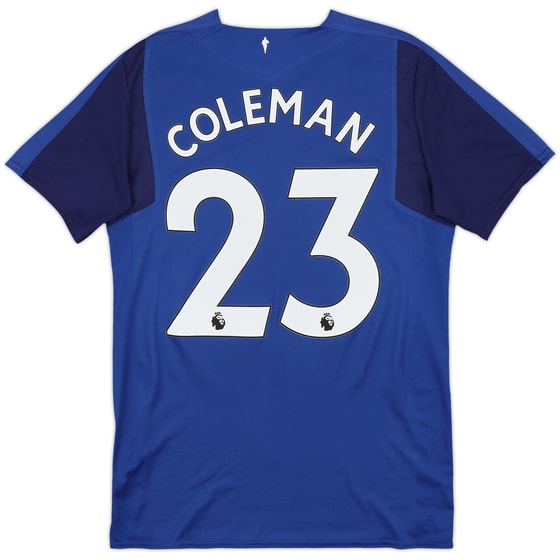 2017-18 Everton Home Shirt Coleman #23 - 8/10 - (M)