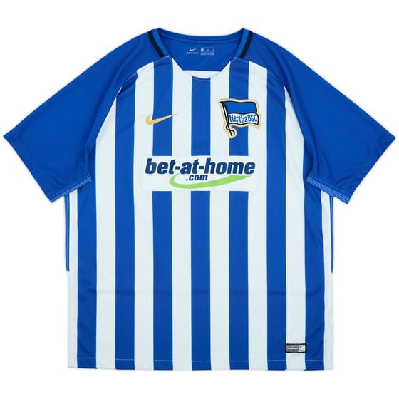 2017-18 Hertha Berlin Home Shirt - 6/10 - (L)