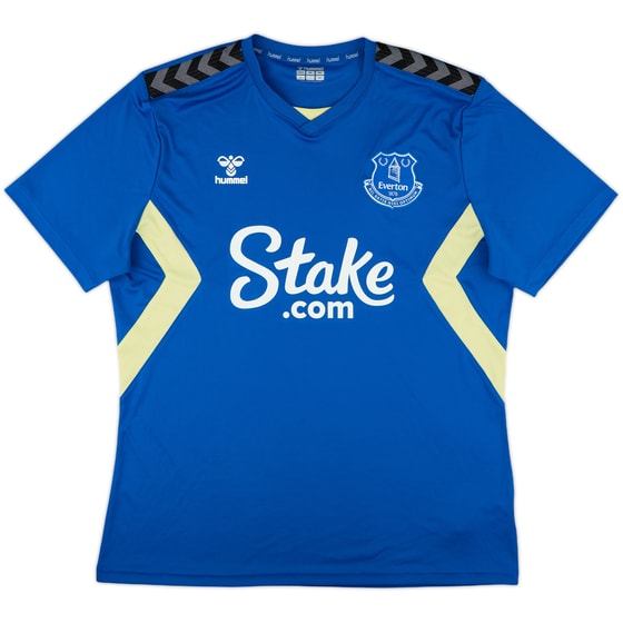2023-24 Everton Hummel Training Shirt - 9/10 - (XL)