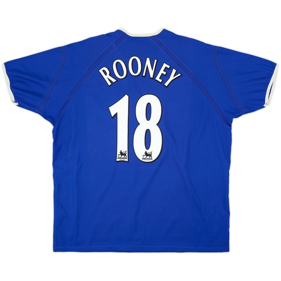 2003-04 Everton Home Shirt Rooney #18 - 8/10 - (XXL)