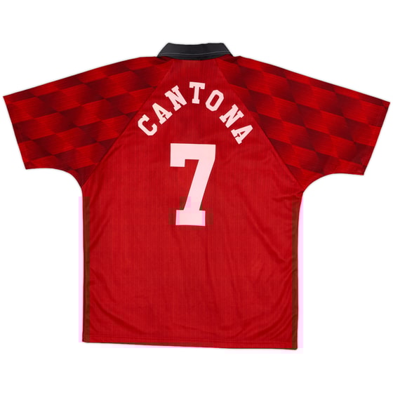 1996-98 Manchester United Home Shirt Cantona #7 - 8/10 - (M)