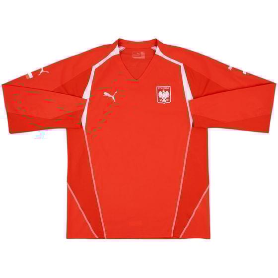 2006-08 Poland Away L/S Shirt - 8/10 - (XL)