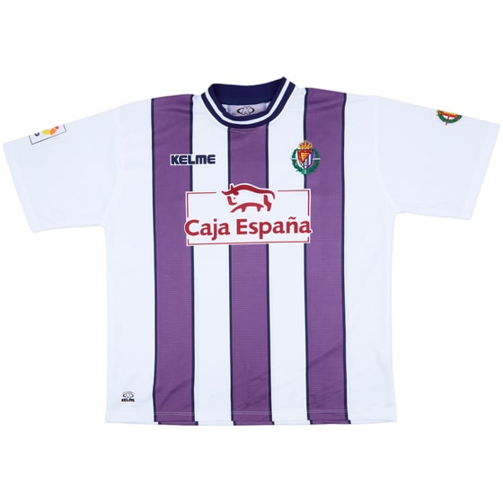 1999-00 Real Valladolid Home Shirt - 9/10 - (XL)
