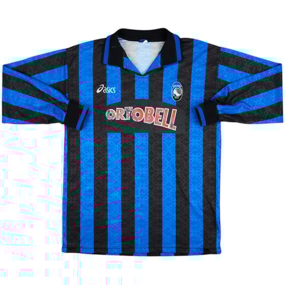 1995-96 Atalanta Match Issue Home L/S Shirt #20