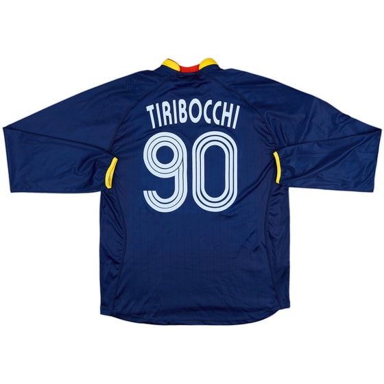 2007-08 Lecce Match Issue Third L/S Shirt Tiribocchi #90