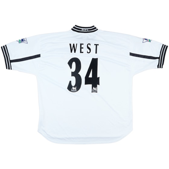 2000-01 Derby County Home Shirt West #34 - 8/10 - (XL)
