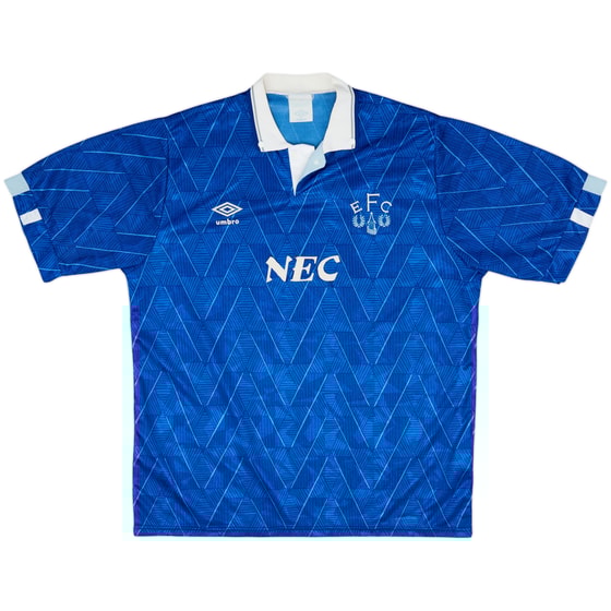1989-91 Everton Home Shirt - 4/10 - (XL)