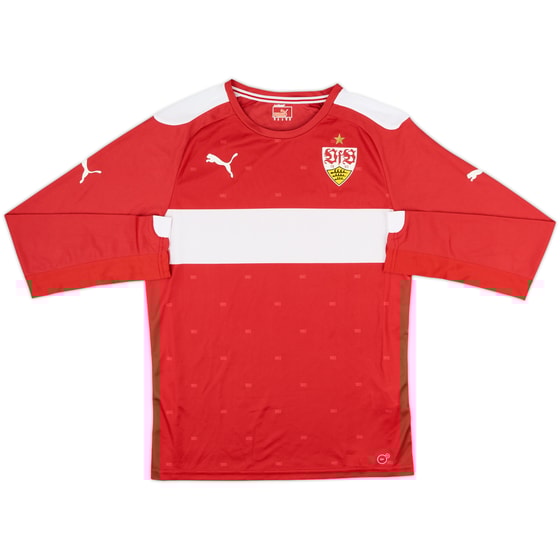 2014-15 Stuttgart Away L/S Shirt - 9/10 - (M)