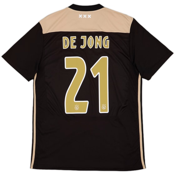 2018-19 Ajax Away Shirt De Jong #21 - 9/10 - (L)