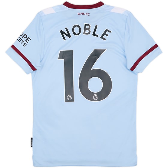 2021-22 West Ham Away Shirt Noble #16 - 7/10 - (S)