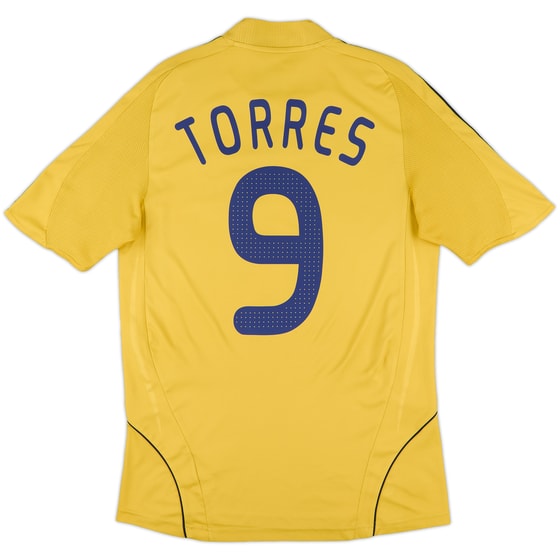2008-10 Spain Away Shirt Torres #9 - 8/10 - (S)