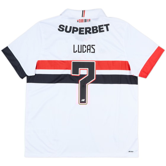 2024 Sao Paulo Home Shirt Lucas #7 - 10/10 - (XL)