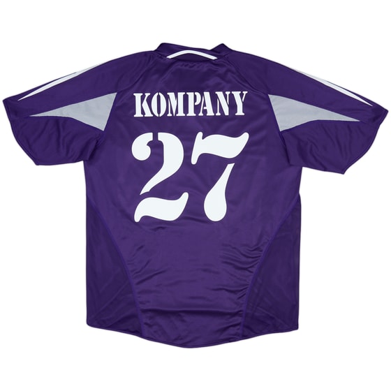 2004-05 Anderlecht Player Issue Away Shirt Kompany #27 - 8/10 - (XL)