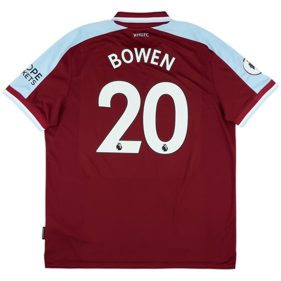 2021-22 West Ham Home Shirt Bowen #20 - 9/10 - (XXL)