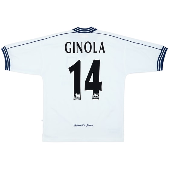 1997-99 Tottenham Home Shirt Ginola #14 - 8/10 - (S)