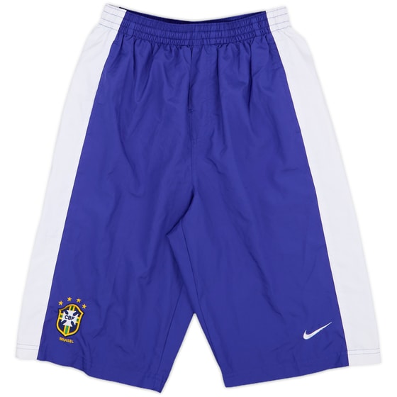 2002-04 Brazil Nike Long Shorts - 10/10 - (XS)