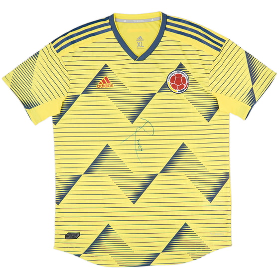 2019-20 Colombia Signed Authentic Home Shirt - 8/10 - (XL)