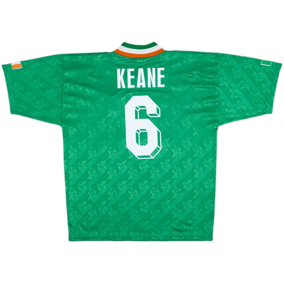 1994 Ireland Home Shirt Keane #6 - 8/10 - (L)