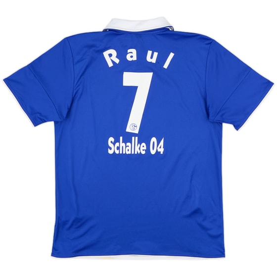 2010-12 Schalke Home Shirt Raul #7 - 6/10 - (L.Boys)