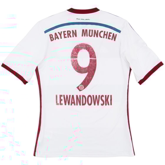 2014-15 Bayern Munich Away Shirt Lewandowski #9 - 5/10 - (S)