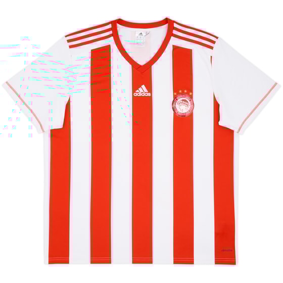 2015-16 Olympiakos Basic Home Shirt - 6/10 - (XL)