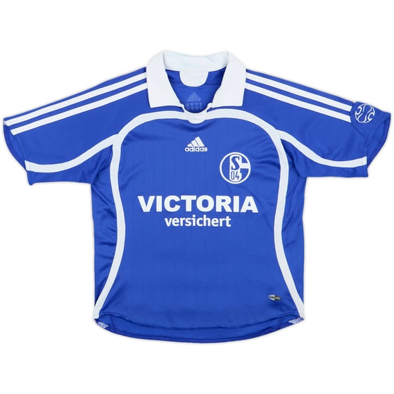 2006-07 Schalke Home Shirt - 8/10 - (S.Boys)