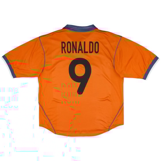 2000-01 Inter Milan Third Shirt Ronaldo #9 - 8/10 - (L)