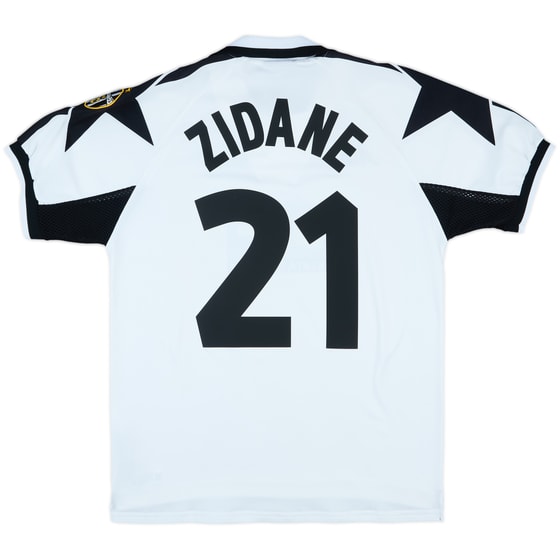 1999-00 Juventus Away Shirt Zidane #21 - 9/10 - (M)
