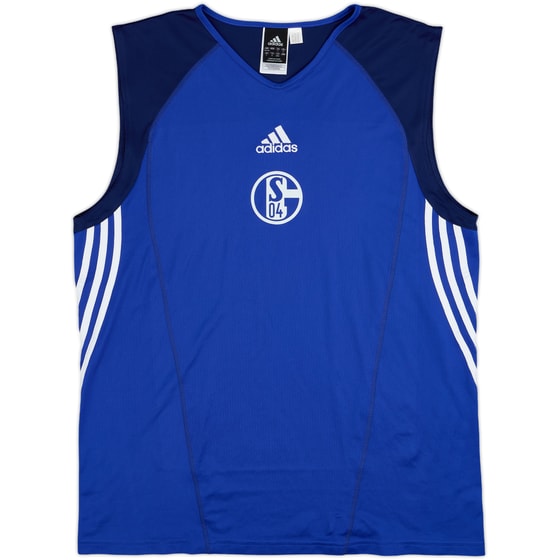 2005-06 Schalke adidas Training Vest - 10/10 - (XL)