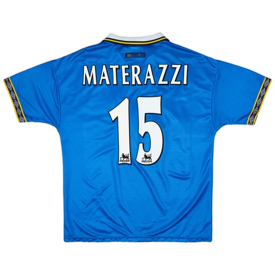 1997-99 Everton Home Shirt Materazzi #15 - 8/10 - (L)