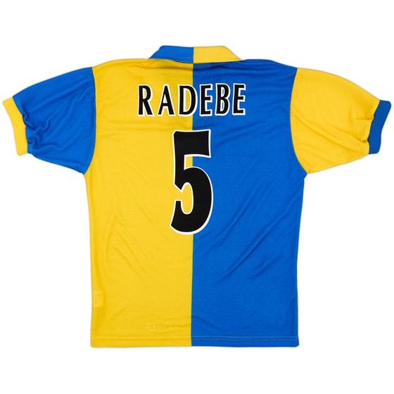 1997-99 Leeds United Away Shirt Radebe #5 - 8/10 - (S)