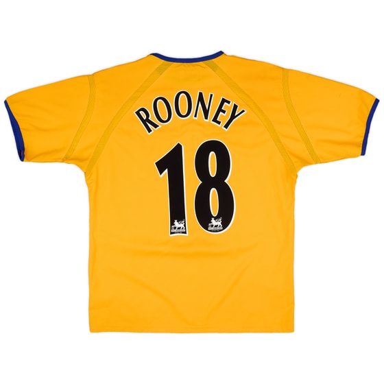 2003-04 Everton Away Shirt Rooney #18 - 9/10 - (L)