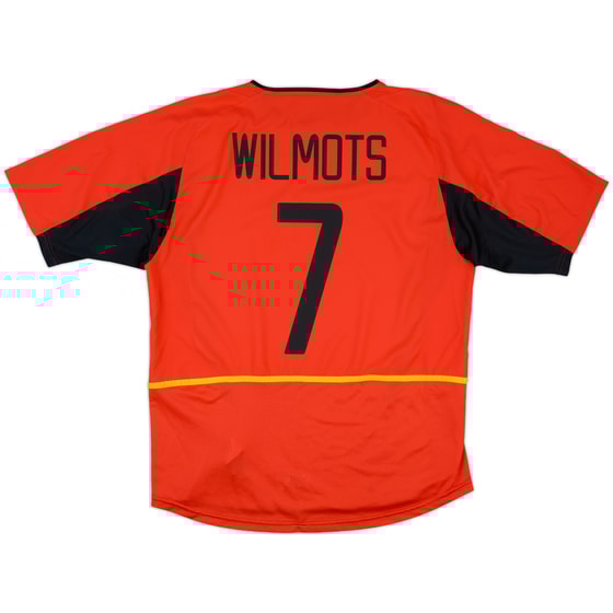 2002-04 Belgium Home Shirt Wilmots #7 - 9/10 - (L)