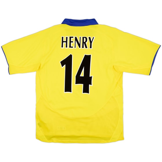 2003-05 Arsenal Away Shirt Henry #14 - 8/10 - (L)